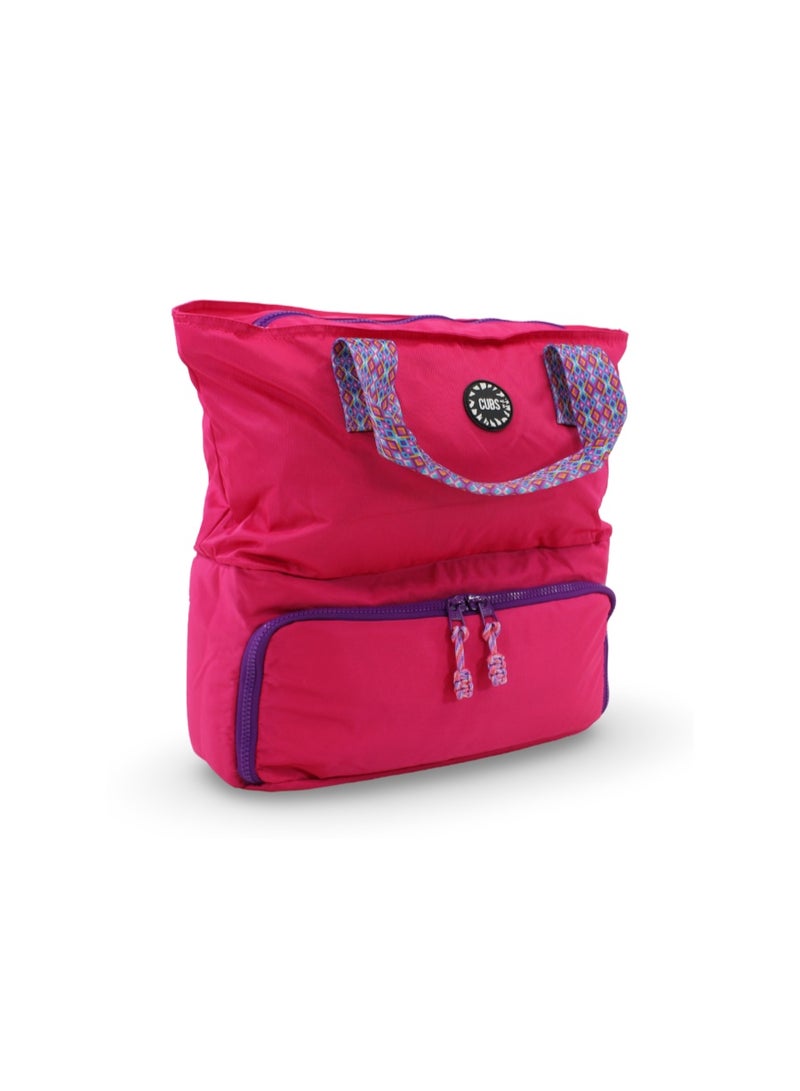 Cubs Shocking Pink Cooler Tote (41L) - Image 1