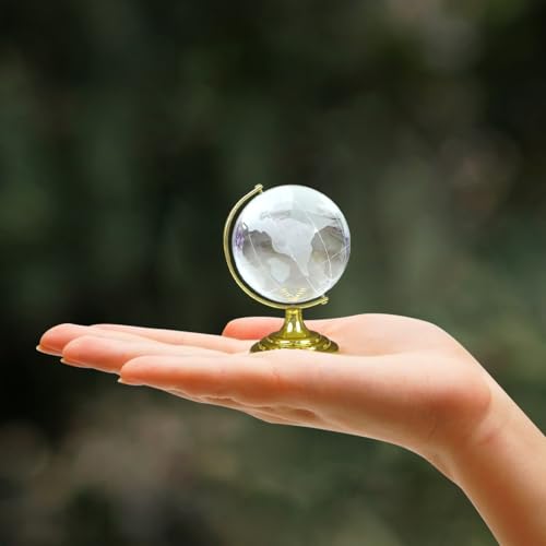 Crystu Vastu/Feng Shui Crystal Globe for Success Good Luck and Prosperity 50 mm. - Image 2