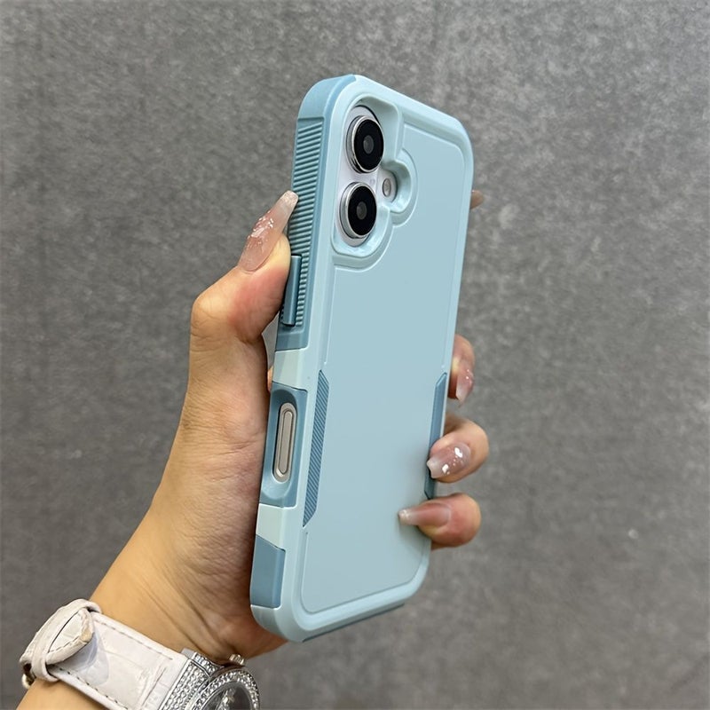 Luxury Armor Two Layer Protection Phone Case Compatible With iPhone 13 White Box Hard Plastic Shockproof Bumper Back Cover - Image 3