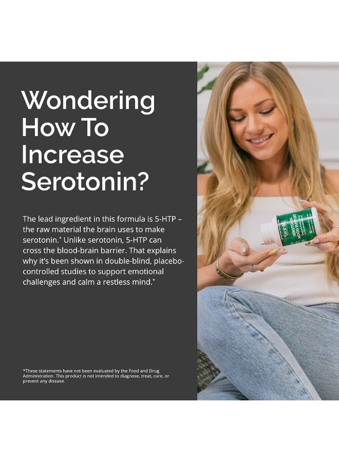 BRAINMD Dr Amen Serotonin Mood Support - 120 Capsules - Supports Healthy Serotonin Balance - Gluten Free - 30 Servings - Image 5