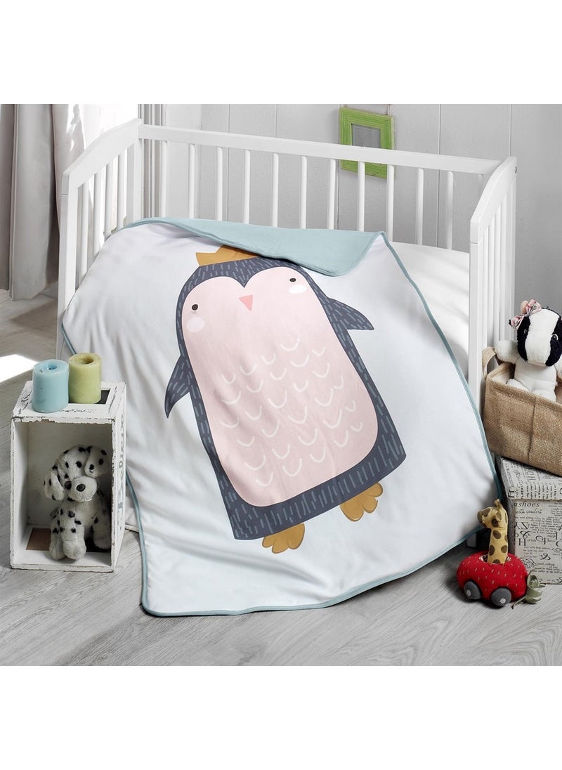 Miespiga Penguin Fiber Baby Blanket 75X100 