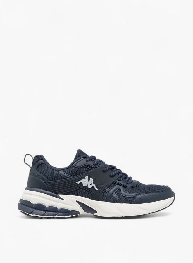 Men's Logo Detail Sports Shoes with Lace-Up Closure