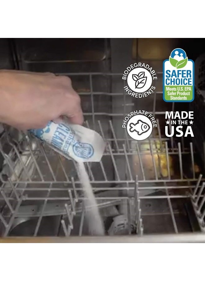 Lemi Shine - Natural Dishwasher Cleaner - Dishwasher Cleaner and Deodorizer Powered by Citric Acid and a Natural Fresh Lemon Scent (1 Count) - Image 1