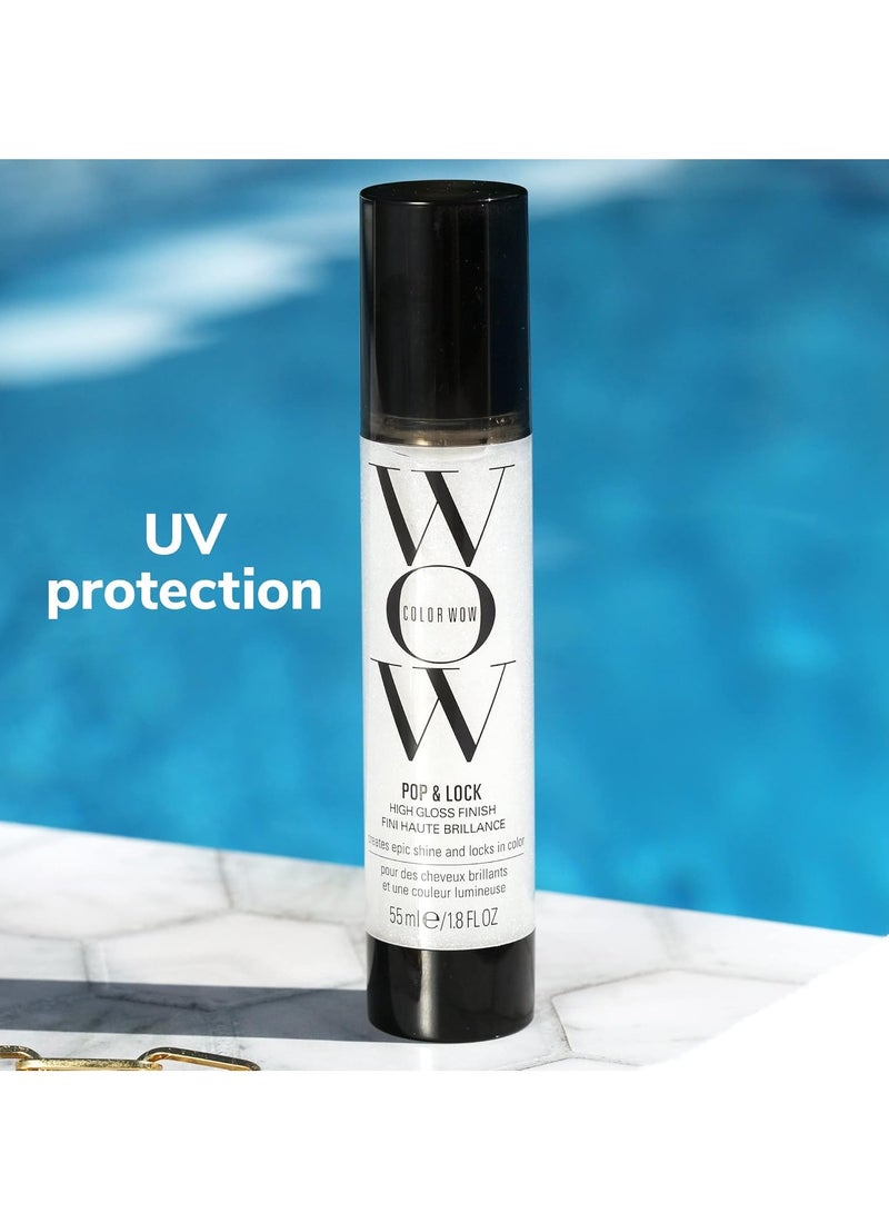 WOW Pop + Lock Frizz Control + Glossing Serum – Anti-frizz serum with heat protection; Seals split ends; Moisturises; Silkens and shines dull, dehydrated hair - Image 4