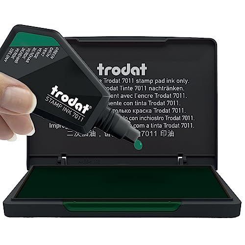 Trodat Stamp Pad 9052, Green, for Manual Stamps – Size 110 x 70 mm - Image 4