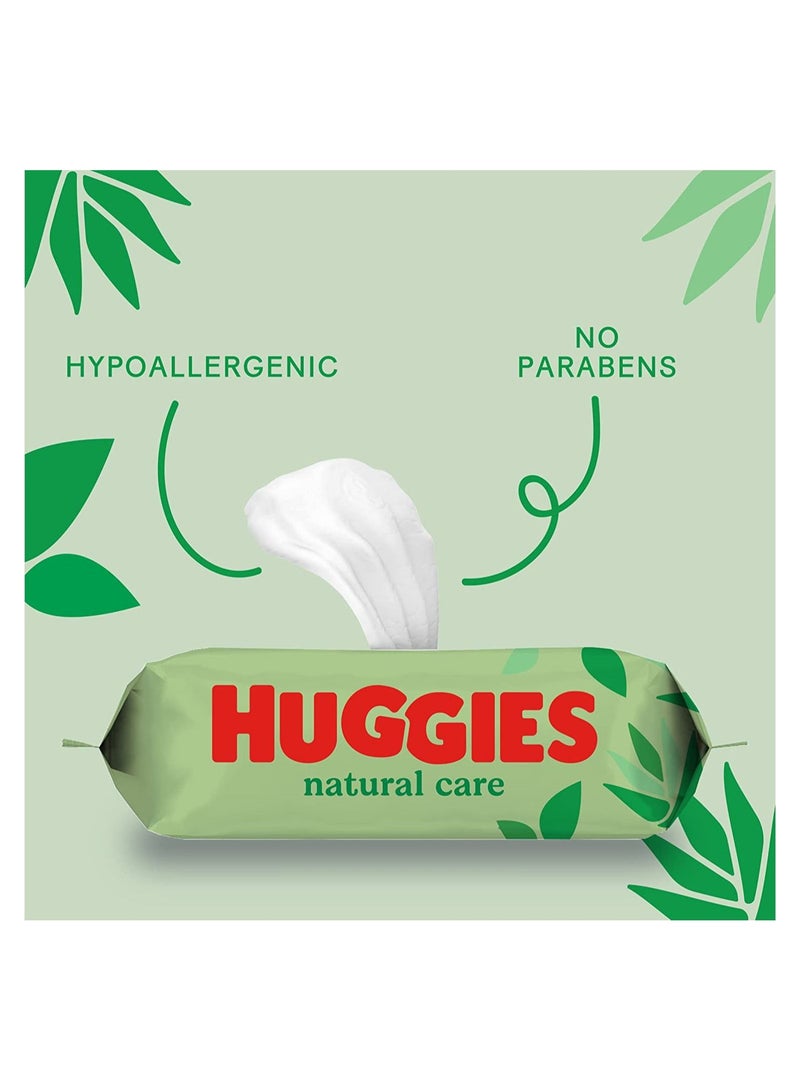 HUGGIES Natural Aloe Vera Baby Wipes 672 Count (12x56) - Image 4