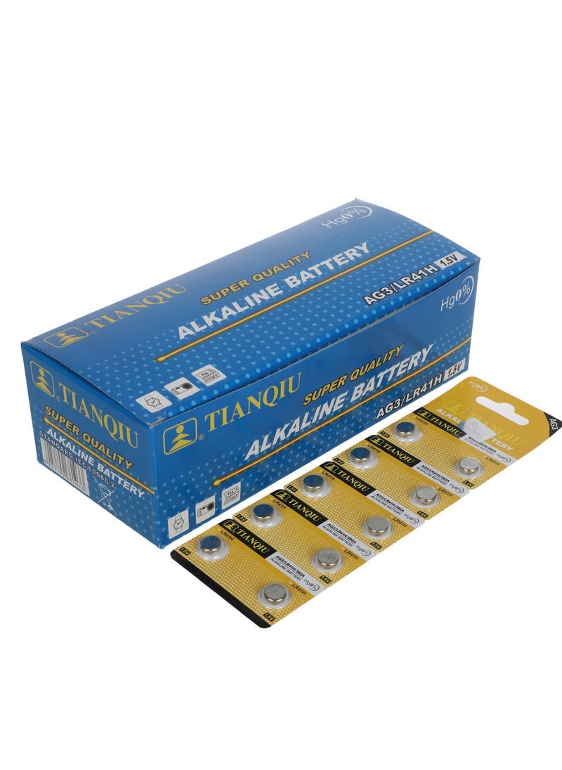 TIANQIU 200-Pieces Tianqiu AG3/ LR41H/ 392A 1.5V Alkaline Batteries  - Image 2