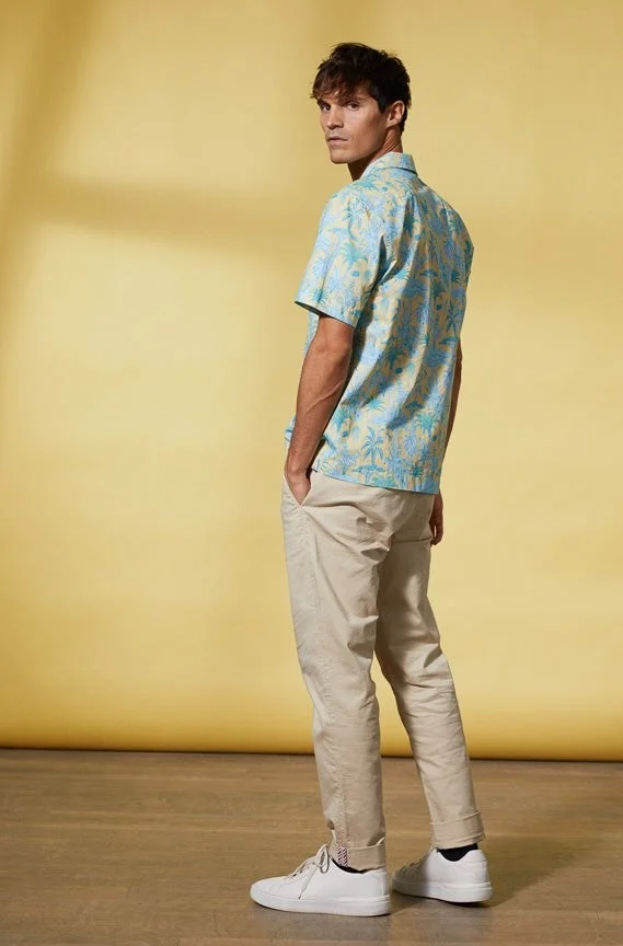 Vicomte A.  Capri Floral Print Shirt 100% Cotton for Men | Best Price UAE