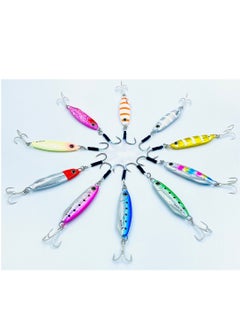 Oakura Kaiju Lumo Zebra Jig Set - 20g Weights, Extra Sharp BKK Hook, 10 Mesmerizing Colors - Lightweight Gear for Epic Fishing Adventures - pzsku/Z2127B9BFD4866DF9C2C2Z/45/_/1714892024/67fc8deb-0f7c-4f83-8c1d-73442228e34a