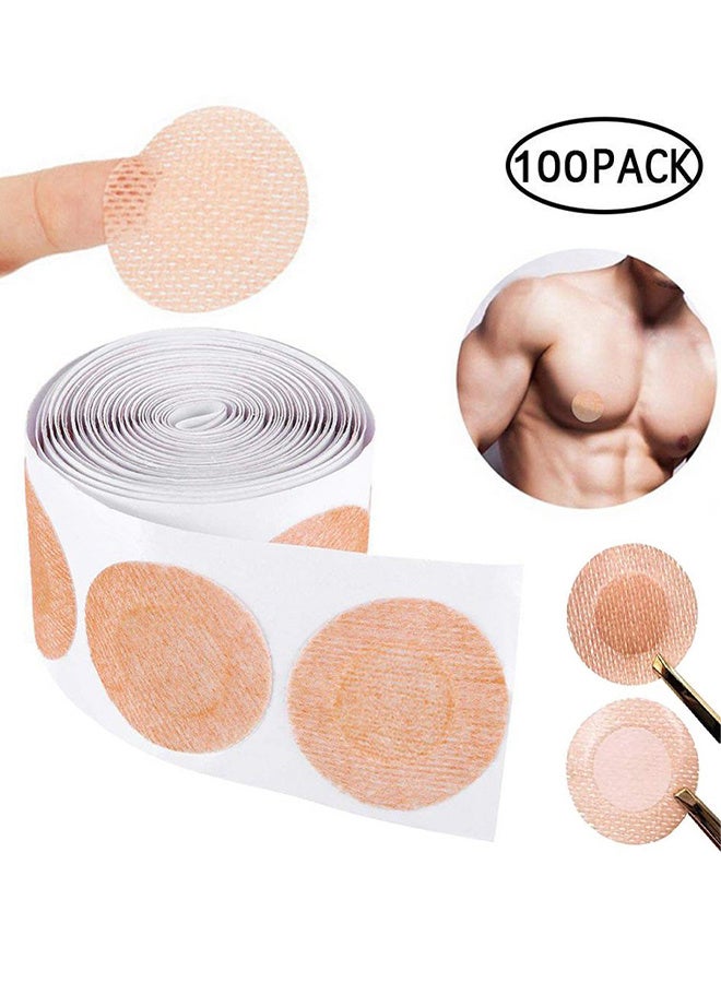 Depend 100PCS Nipple Cover Tape Pasties For Men, Disposable Nipple Hide Protect Care Invisible Nipple Cover Prevent Nipple Chafing Stickers Patch Sports Ultra-Marathon Running Gear - Image 1