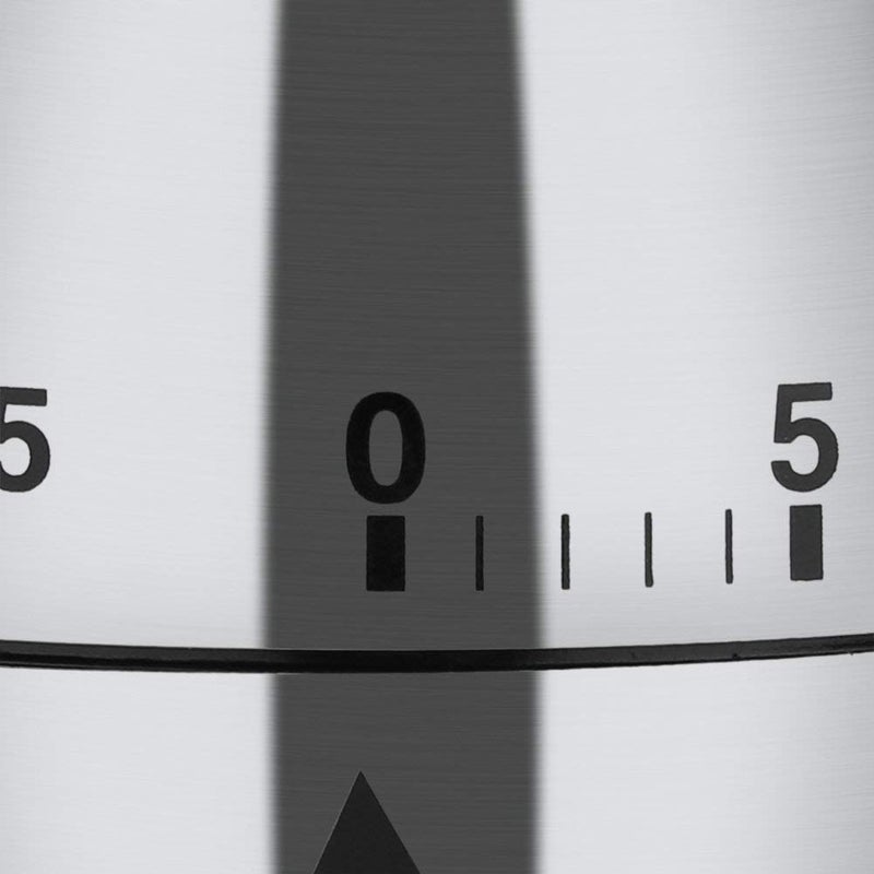 APURK Stainless Steel Egg Shape Timer Machinery Count Down Reminder Alarm Clock with 60 Minutes for Cooking Kitchen Accessories Cooking ToolPack of 1 - Image 4