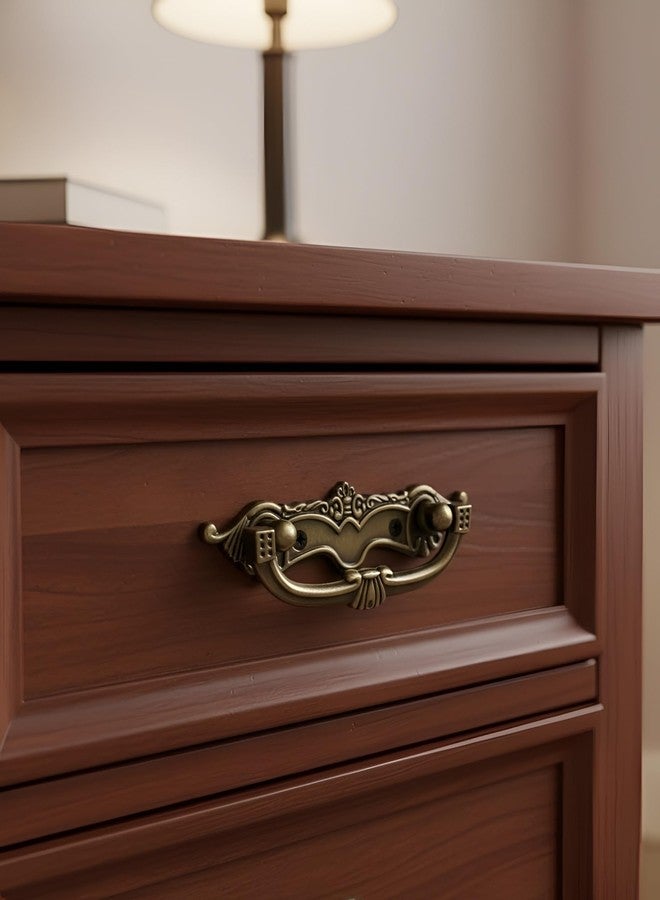 Techlife Accessories Techlife's(Set of 1)Brass Unique Design Antique Finish Cabinet Door/Drawer/Dresser/Wardrobe Pull Handle - Image 1