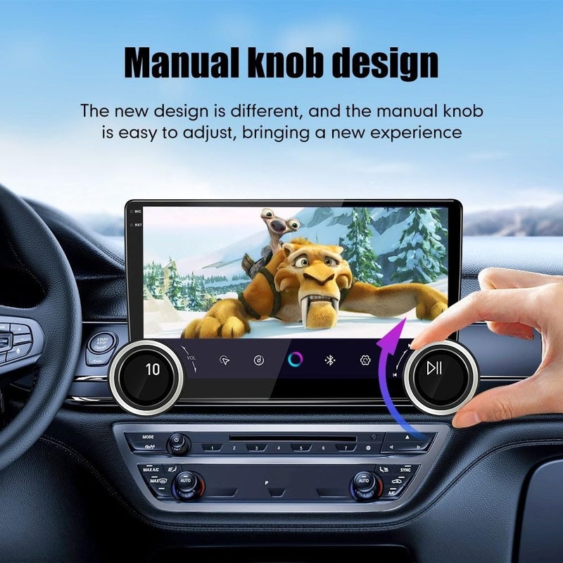 Generic Display Knobs CarPlay/Android Auto Autoradio Android FM Radio Navigation Stereo Pad Player GPS 10.1" QLED Touch Screen BT WiFi 2 Din Headunit Tablet for Nissan Teana Maxima 2008-2012 Quad Core 2G+64G  - Image 2