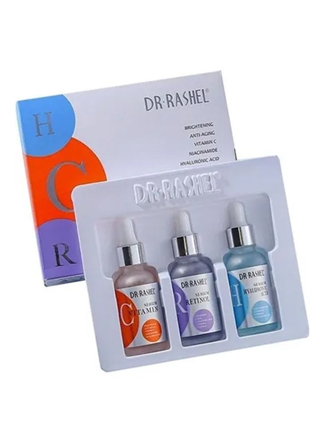 DR. RASHEL 3-Piece Complete Facial Serum Set 3 x 30ml - Image 1