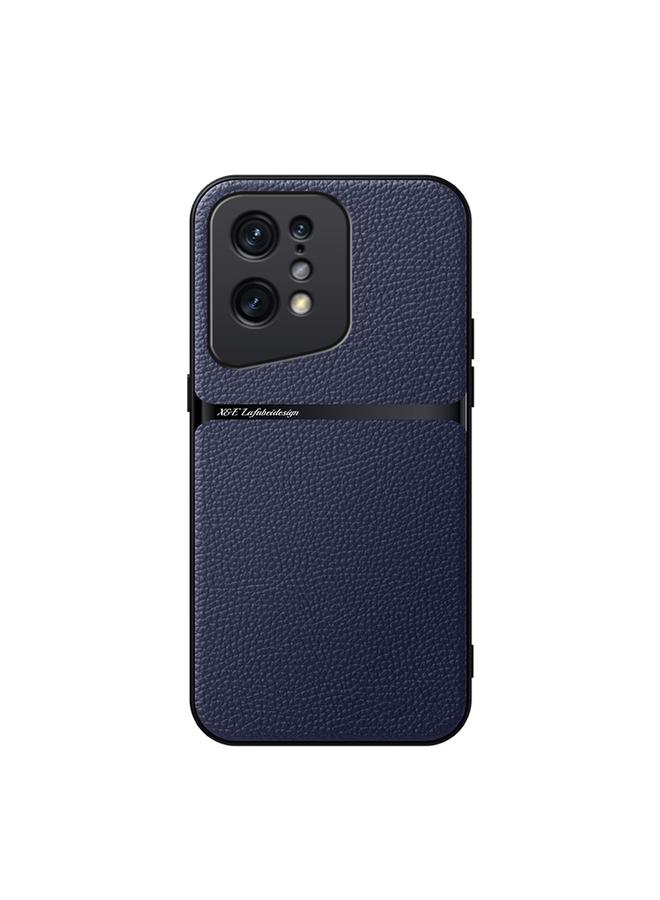 اس-توب جراب هاتف OPPO Find X5 من جلد الليتشي المغناطيسي المقاوم للصدمات بتغطية كاملة - Image 1