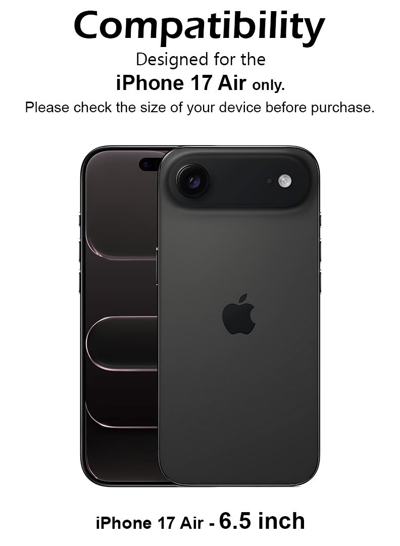 Case Up Privacy Screen Protector For Apple iPhone 17 Air 6.5 Inch 9H Hardness Anit Spy Tempered Glass [100% Privacy Protection], Bubble Free Easy Installation, Full Coverage And Anti Scratch - Image 2