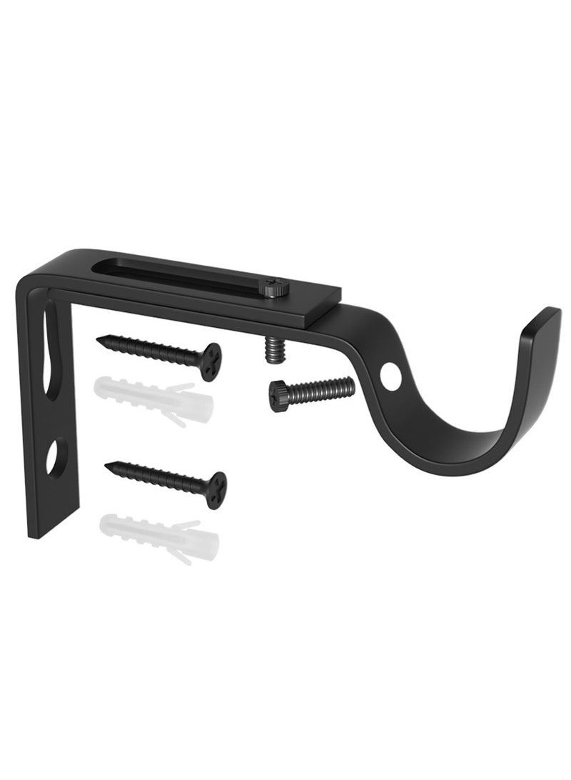 Leon Home Curtain rod set for eyelet curtains, joinable heavy duty curtain rod with adjustable brackets for bedroom, living room and office - Image 3