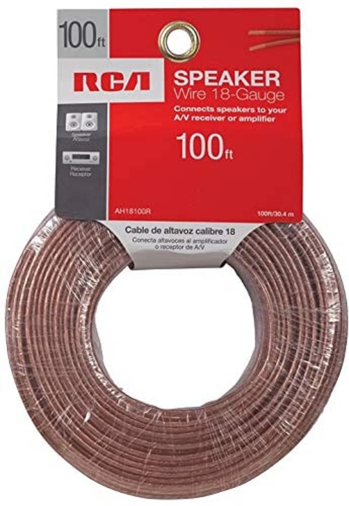 RCA AH18100N 100 feet 18Gauge Speaker Wire
