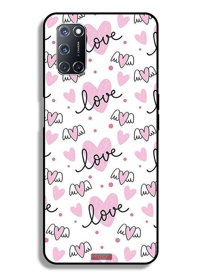 Tolwak Oppo A52 Protective Case Cover Love And Heart Art Pattern - Image 1