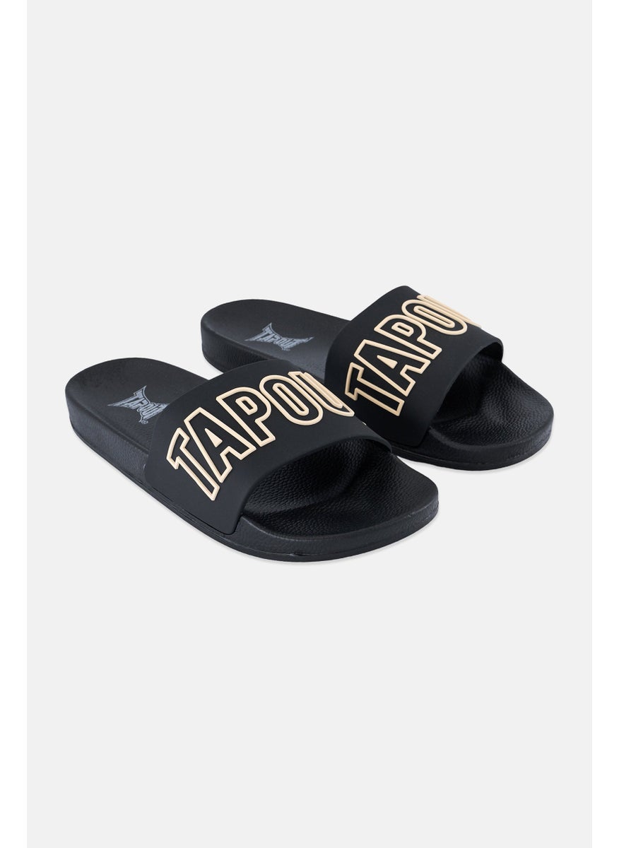 TapouT Men Slip On Slide, Black  - Image 1