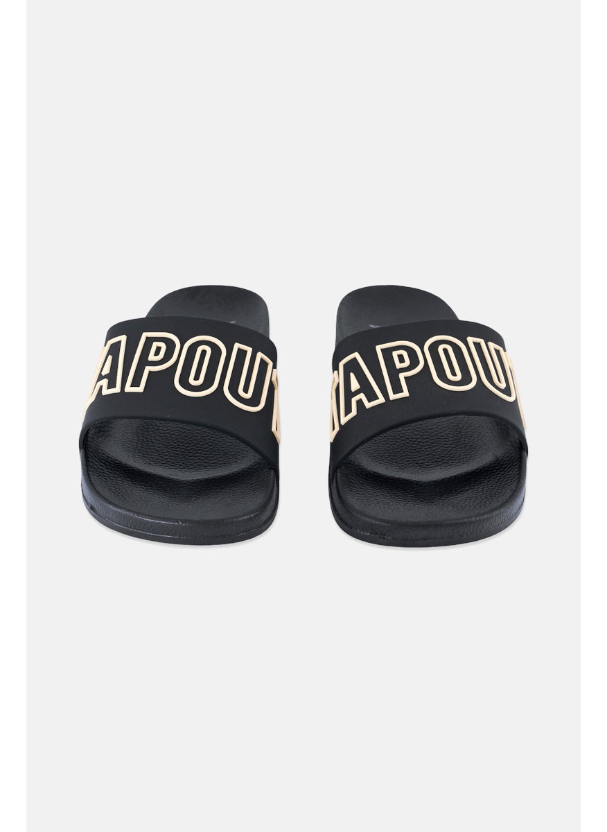 TapouT Men Slip On Slide, Black  - Image 4