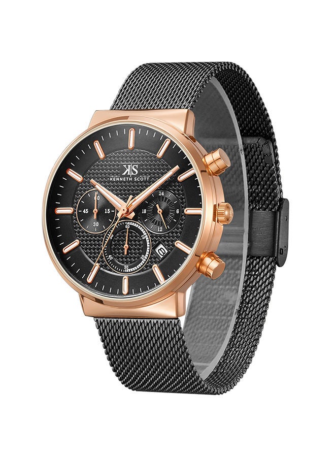 KENNETH SCOTT Stainless Steel Analog Wrist Watch K22133-KMBB - Image 2