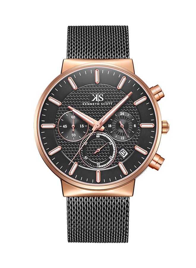 KENNETH SCOTT Stainless Steel Analog Wrist Watch K22133-KMBB - Image 1