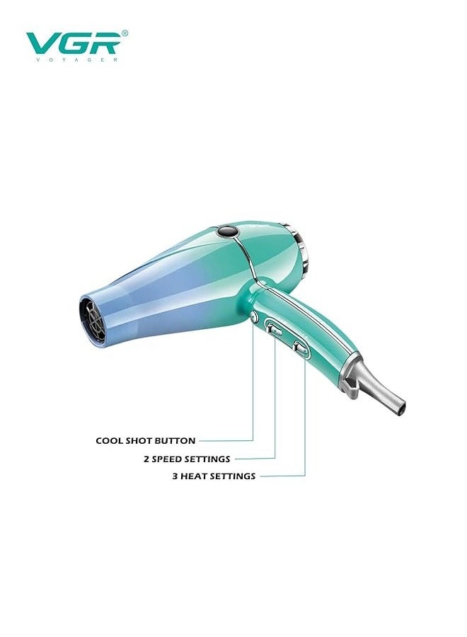 VGR V-452 Professional Hair Dryer 2000-2400W Multicolour - Image 3