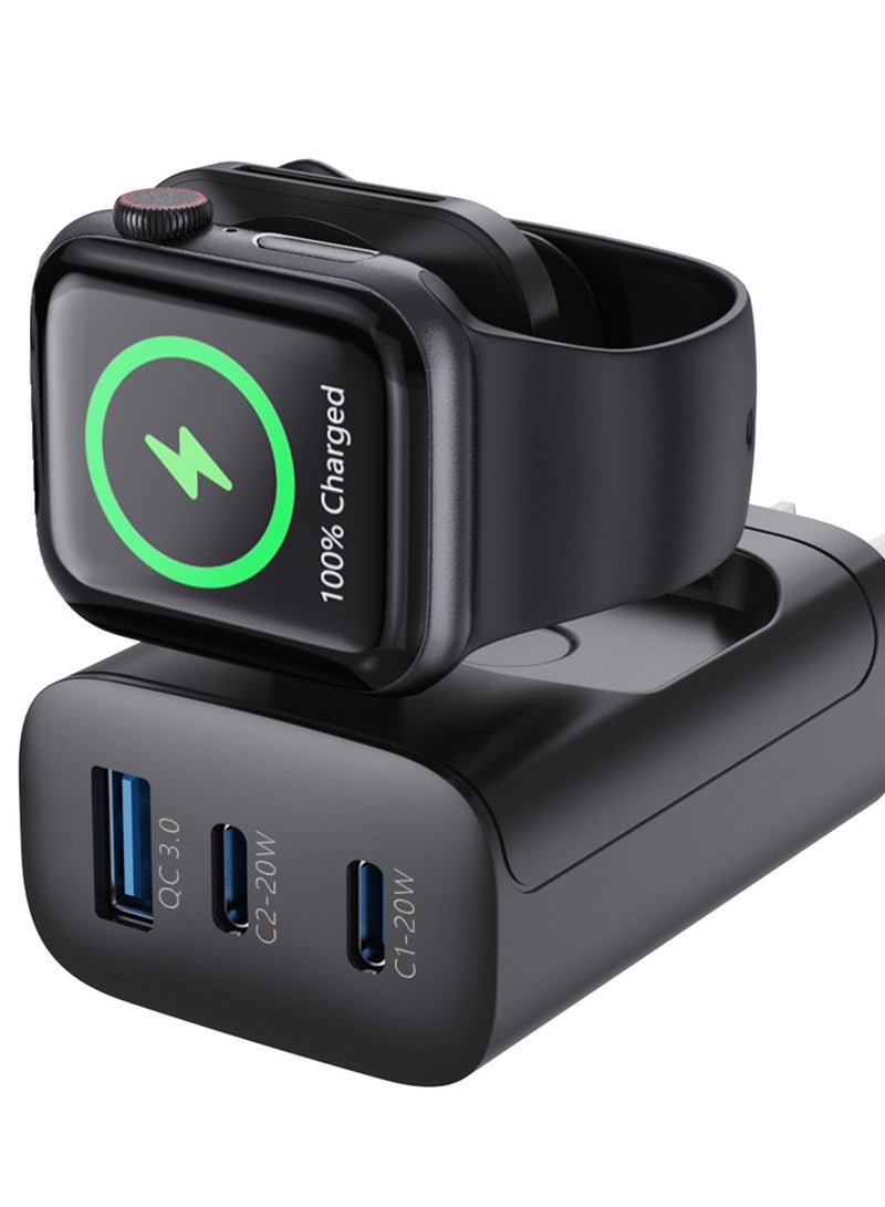 General 20W 3C1A Charger Type C GaN Adapter USB C Wall Plug Portable Travel Partner Compatible  Watch Wireless Charger Multi-function Portable PD Fast Charger  With Macbook Pro Air iPhone 16 Pro Max Galaxy  - Image 5