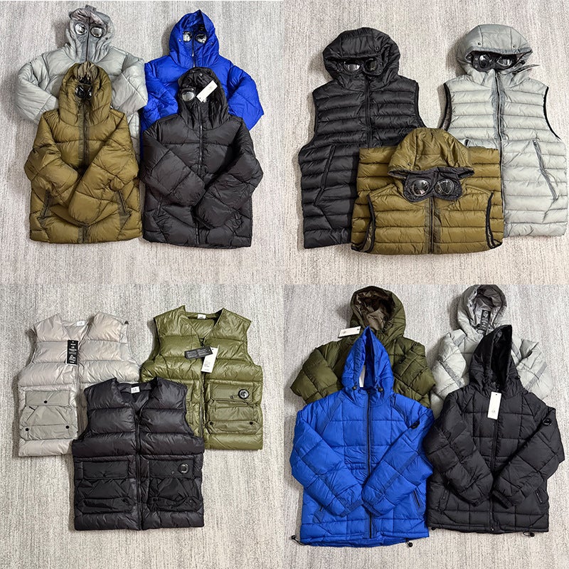 Cp Niche Trendy Brand Company Thickened New Outdoor Hooded Cotton Jacket High Street Ins Winter Unisex Coat - Image 2