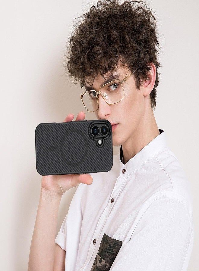 بنتوبين جراب BENTOBEN من ألياف الكربون لهاتف iPhone 16 (إصدار 2024)، [متوافق مع Mag Safe]، جراب مغناطيسي أنيق ونحيف مقاوم للصدمات لهاتف iPhone 16، مناسب للرجال والنساء، مقاس 6.1 بوصة، لون أزرق - Image 5