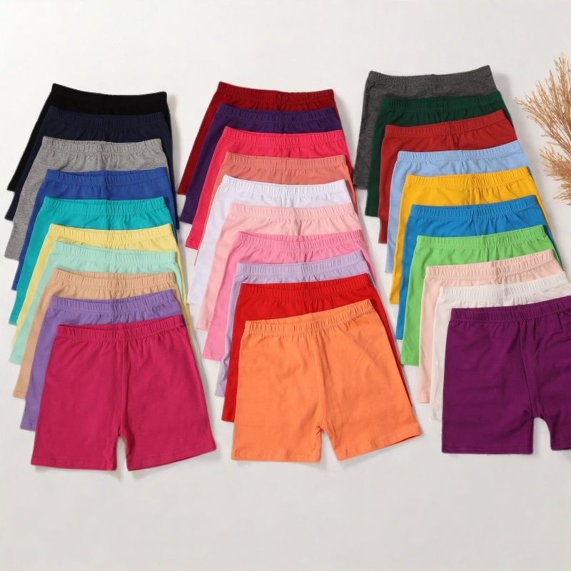 Supply Children'S Pure Cotton Shorts Summer Girls' Anti-Exposure Multi-Color Boxer Shorts Little Girls' Dance Leggings - Image 2