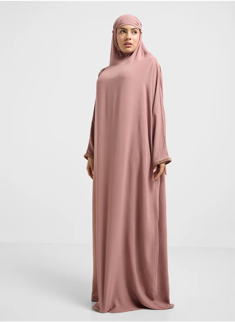 هيا كلوزيت Hooded Flared Sleeve Prayer Dress