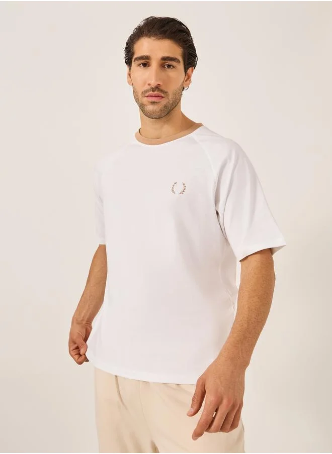 Styli Styli Printed Raglan Sleeves Oversized T-Shirt