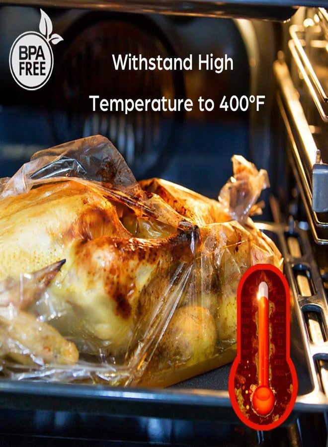WRAPOK Oven Cooking Bags Large Size Turkey Roasting Baking Bag For Meats Ham Ribs Poultry Seafood, 21.6 x 23.6 Inch - 10 Bags Total(Pack of 1) - Image 2