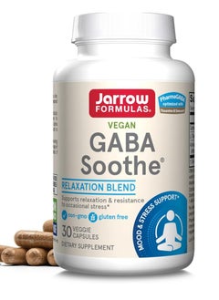 jarrow formulas GABA Soothe Relaxation and Occasional Stress 30 veg capsules 
