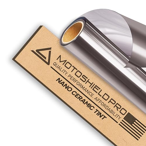 MotoShield Pro DIY-MotoShield Pro Premium Nano Ceramic Tint (50% VLT) 24” in x 20’ ft Roll | Professional Window Film for Auto, Reduce Infrared Heat & Block UV by 99% - Image 1