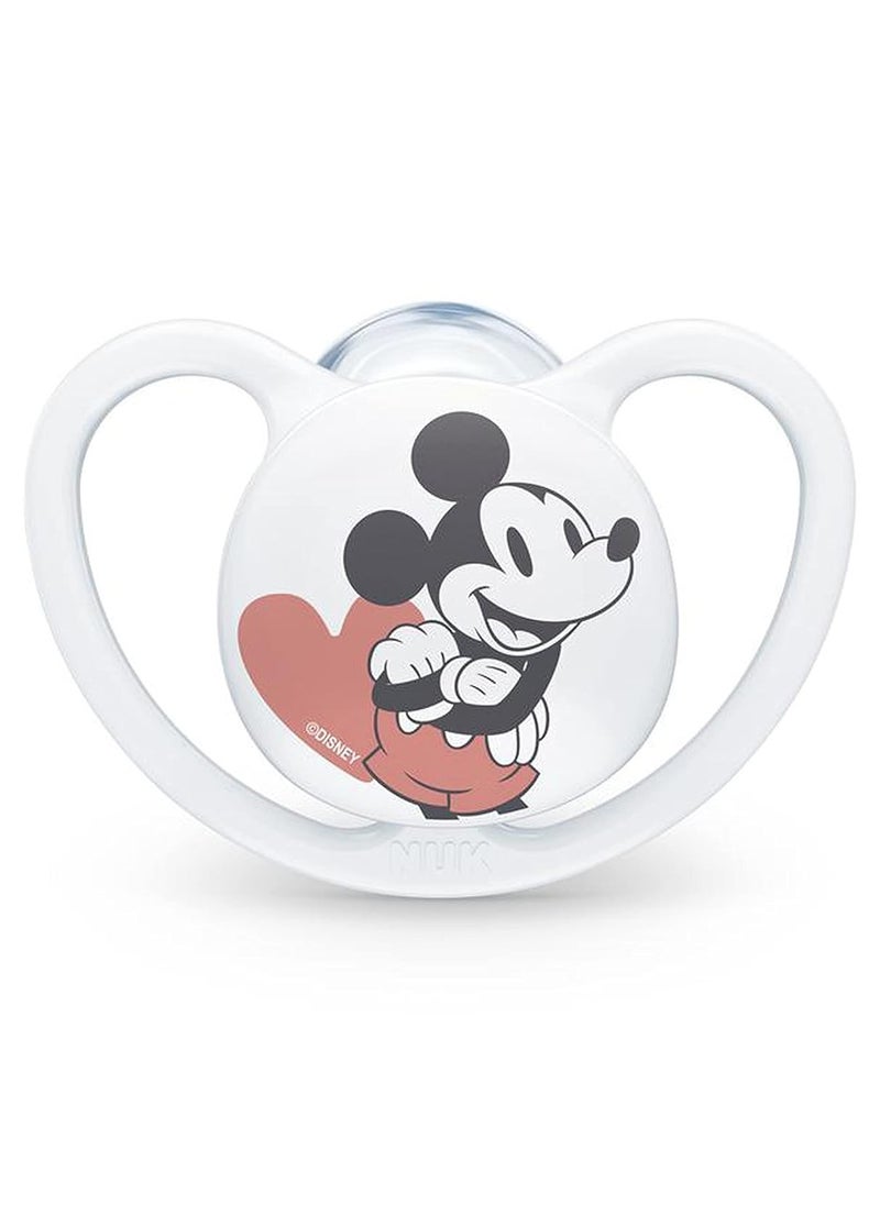 NUK Disney Mickey Mouse Silicone Soother  Pack of 2  - Image 2