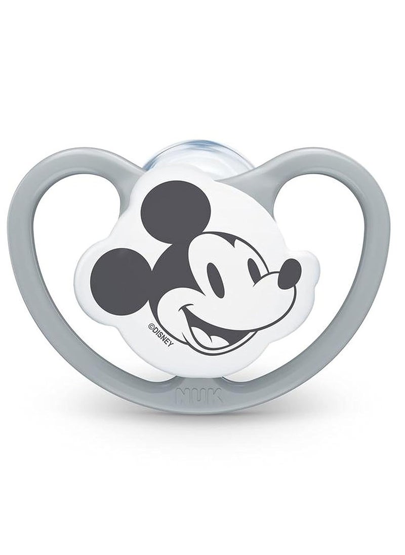 NUK Disney Mickey Mouse Silicone Soother  Pack of 2  - Image 3