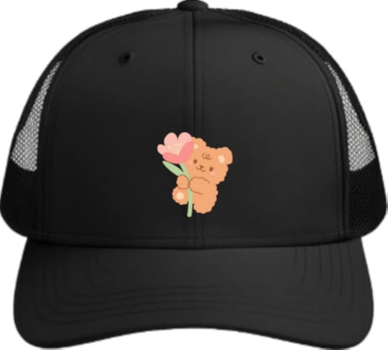 bear Baseball cap Black 10