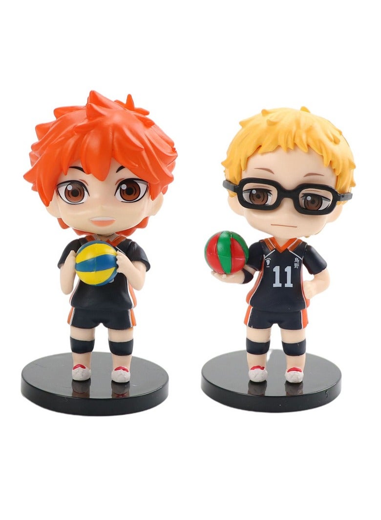 general Volleyball youth model toy, Hinata Xiangyang, Nishigu Xi, car tabletop ornament, blind box egg doll suitable for giving gifts to fans and friends, home decoration (10cm) - Image 4