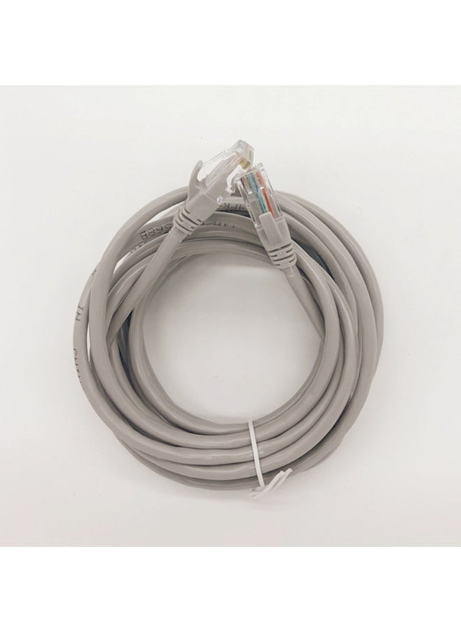 Generic Six Types Of Gigabit Network Cable 1 Meter 3/5/10/20 Meter 30 Jumper Computer Connection Router 8-core 8P8C-Color:1 Meter Gray Class 6 Network Cable  - Image 3