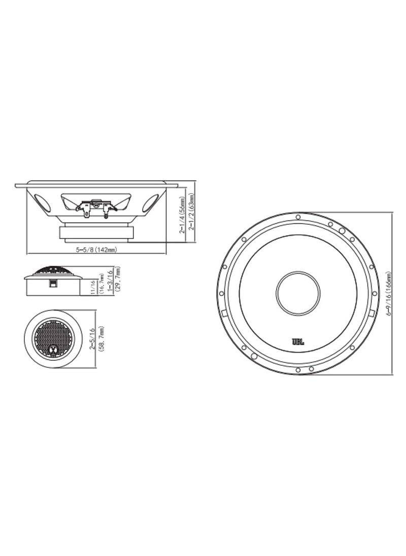 JBL - JBL Stage 2604C Car Component Speakers - International Model - Image 1