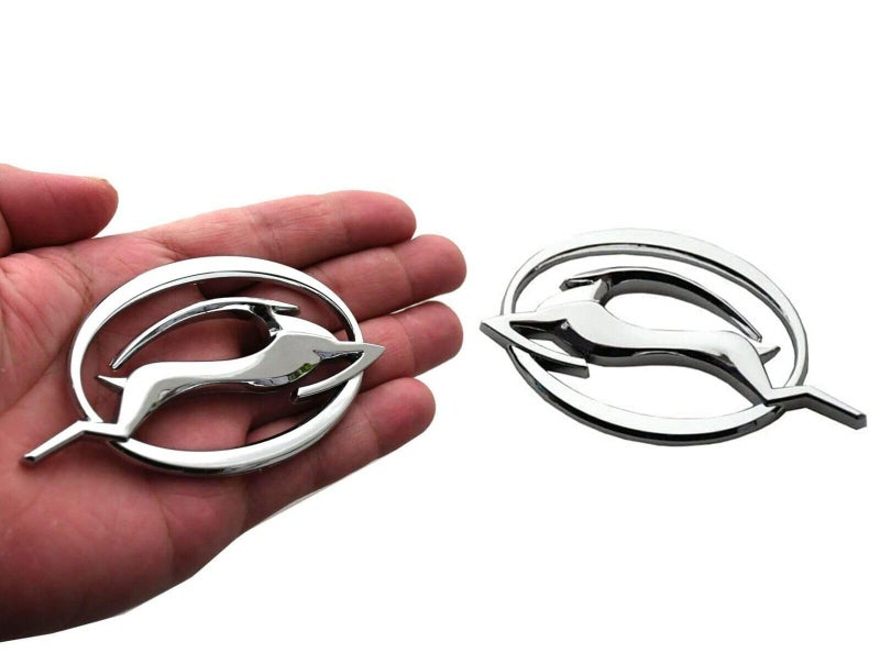 Valman Pair New Impala Left Right Side Pillar Emblem 3D Badge Nameplate Replacement for Impala 10253595 (Chrome) - Image 1