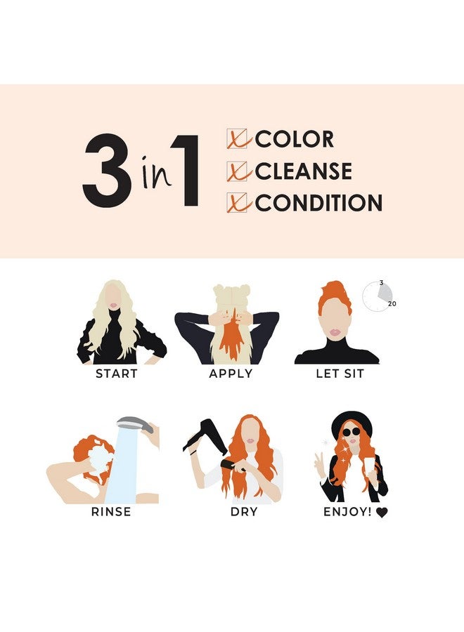 KERACOLOR Keracolor Clenditioner COPPER Hair Dye - Semi Permanent Hair Color Depositing Conditioner, 12 Fl. Oz. - Image 3