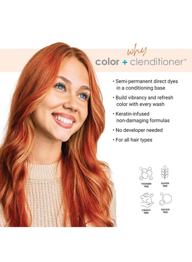 KERACOLOR Keracolor Clenditioner COPPER Hair Dye - Semi Permanent Hair Color Depositing Conditioner, 12 Fl. Oz. - Image 2