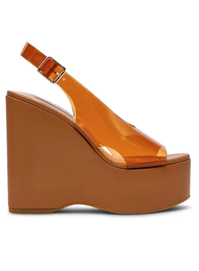 Steve Madden Scorcher Tan Women's Mid-Evening Sandals