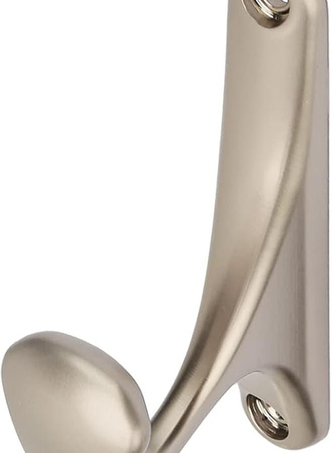 Champagne Metal Single Coat Hook Wall Door Hanger for Bathroom Towel Hat - Image 4