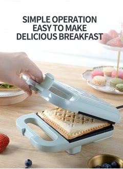 Beirui Mini Breakfast Machine , Multifunction Sandwich Maker, Waffle Maker, Panini Press Breakfast Sandwich Maker, Grilled Cheese Maker, Kitchen Appliances, Camping 600W, Lunch, Snacks  - Image 5