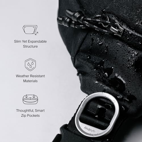Orbitkey Urban Sling – Compact Crossbody Bag with Adjustable Strap & Quick Access Pockets – Lightweight Everyday Carry Sling for Travel, Work, Gym & Outdoor Adventures (Stone) - Image 3